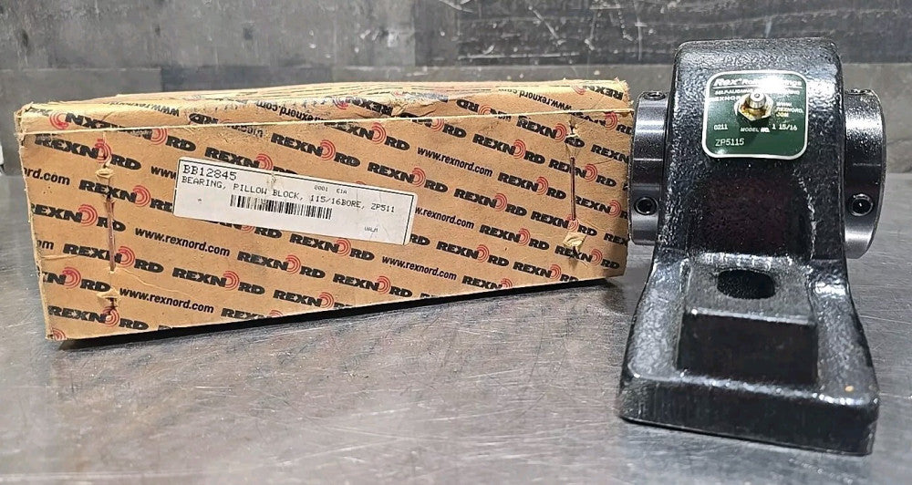 REX ZP5115 1-15/16 PILLOW BLOCK ROLLER BEARING REXNORD 