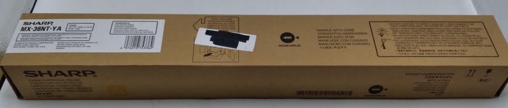 NEW Sharp MX-36NT-YA Genuine Yellow Toner Cartridge 