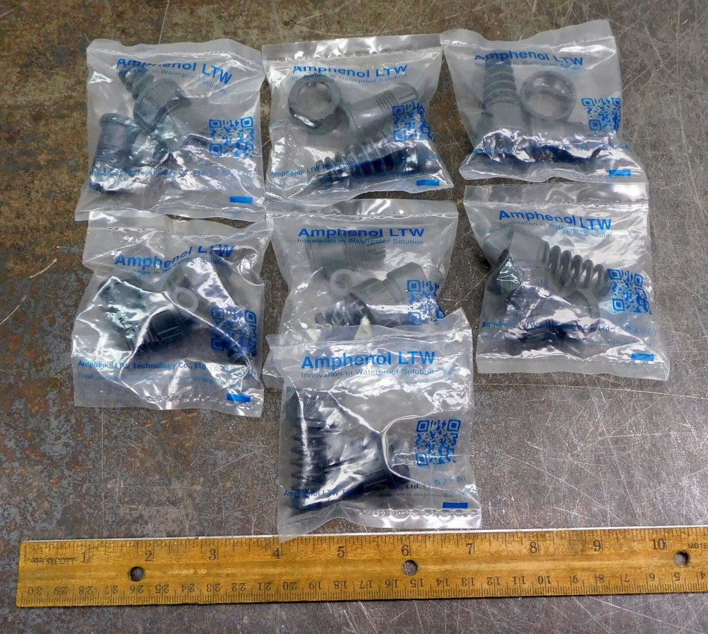 Amphenol RCP-00AMMA-TLM7001 Modular Ethernet Connector Lot of Seven (7)