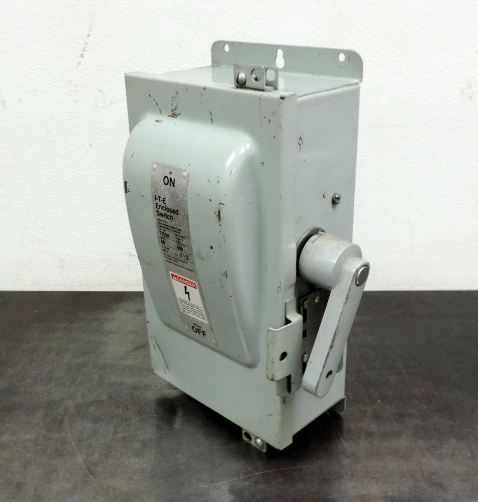 Siemens I-T-E F352H Enclosed Fusible Switch Enclosure Type 12 F352H-CH  F352H-PN