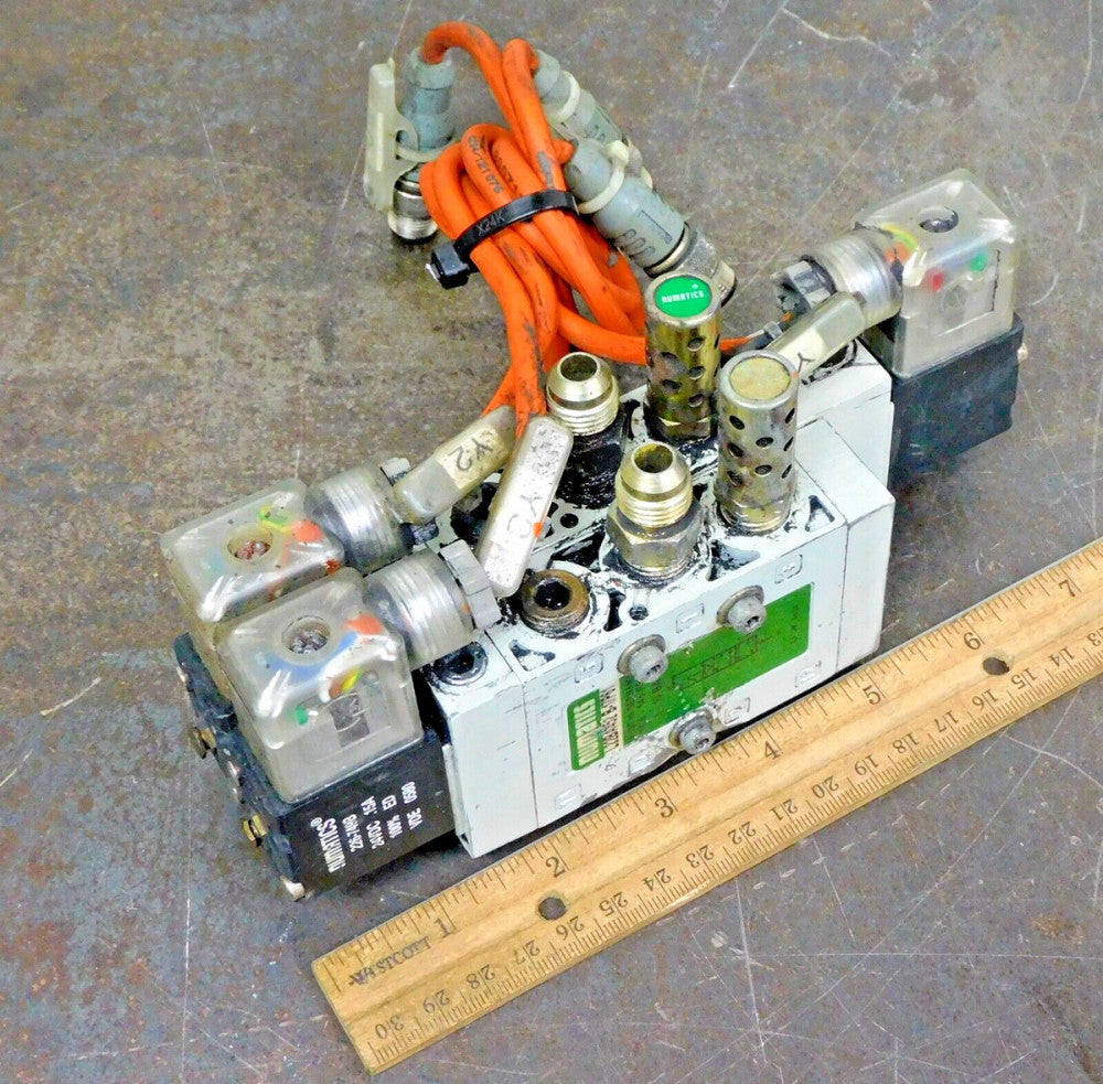Numatics L22BB452B017P61 w/ L22BA452B-17P61 Sol-Pilot Valve 24V DC 1/4 in NPT