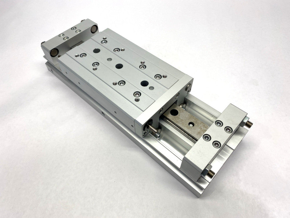 SMC MXW25-100B Pneumatic Slide Linear Guide Table 25mm Bore 100mm Stroke