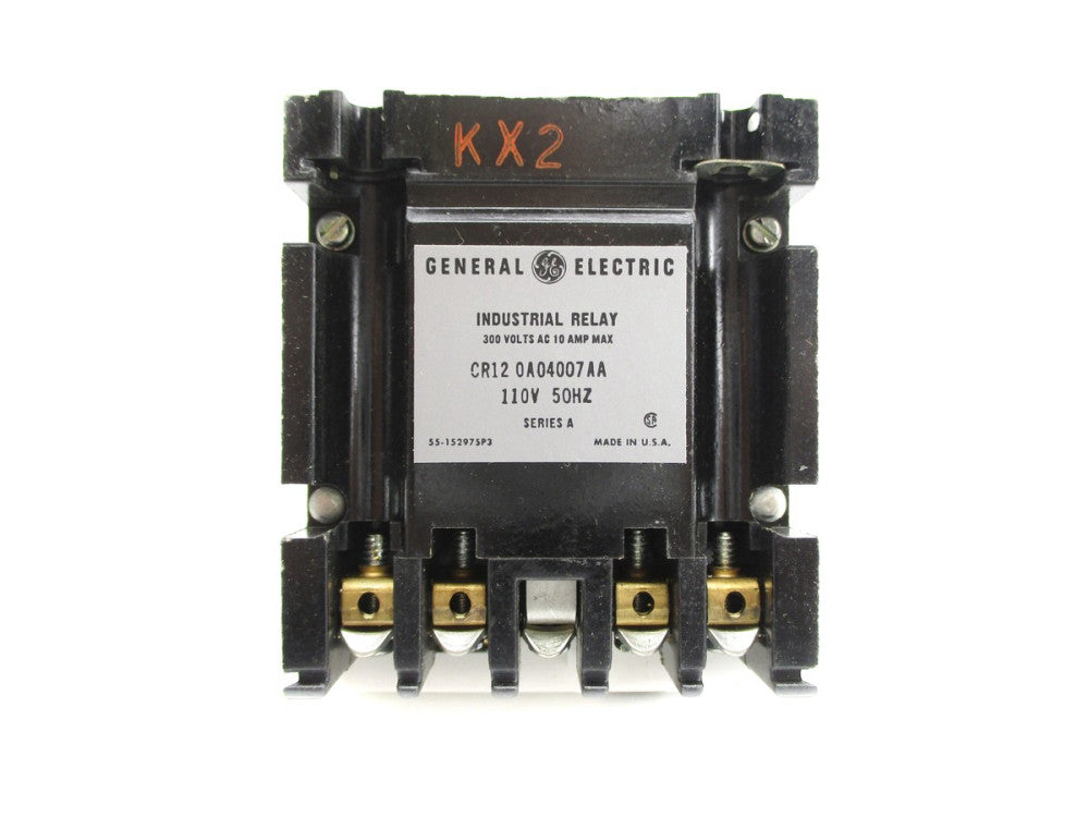 GENERAL ELECTRIC CR120A04007AA SER. A 110V 10A NSNP