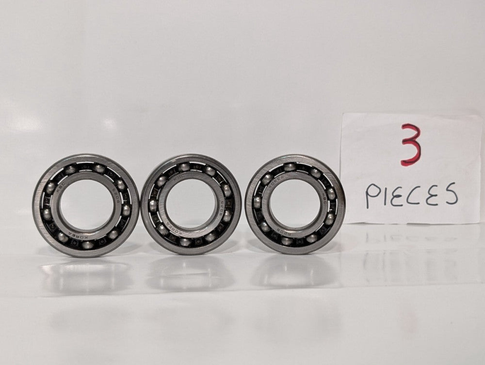 (3) KBC 6208 C3 Deep Groove Ball Bearing 40x80x18