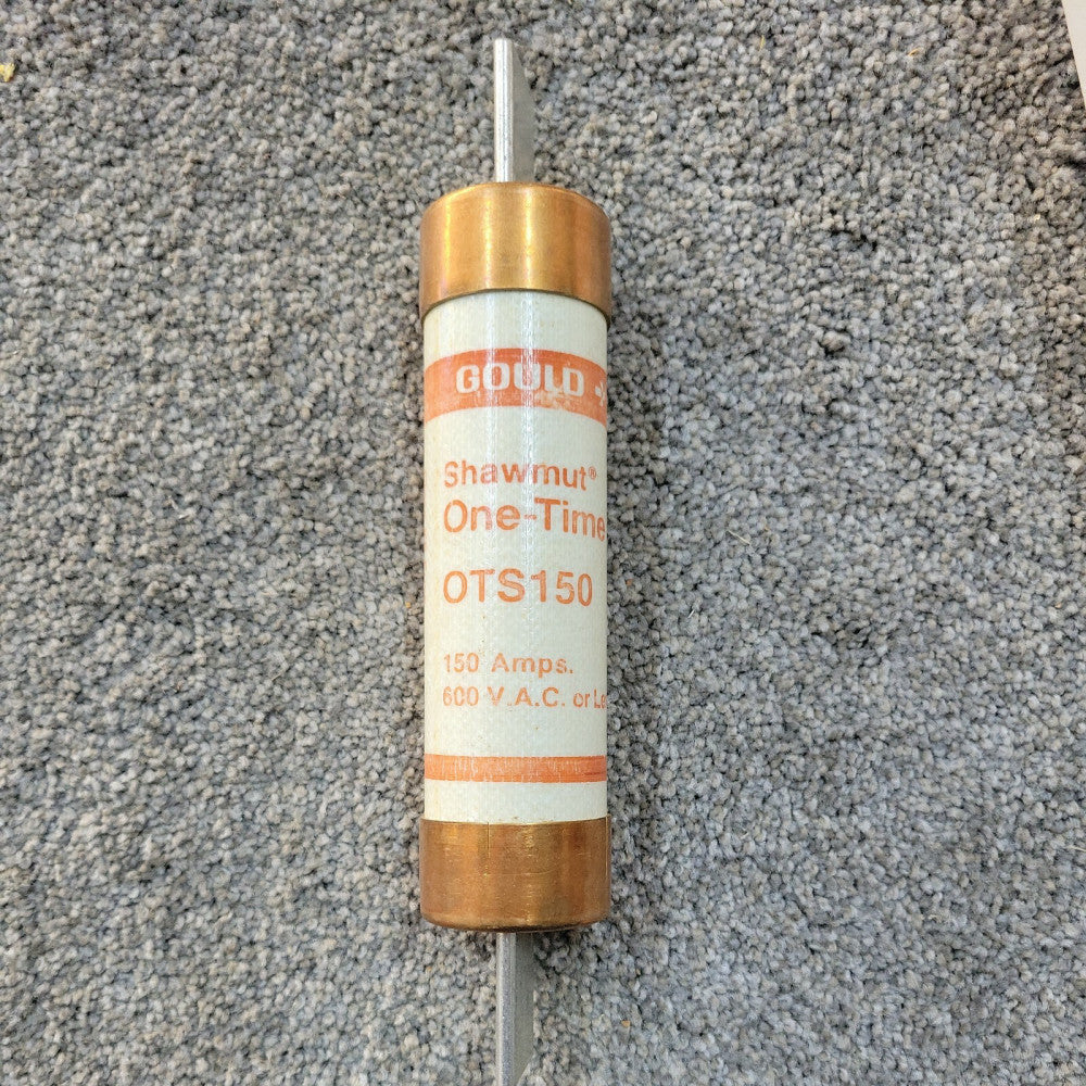 NEW OLD STOCK Gould Shawmut OTS150 One Time Fuse 150A 600V  USED