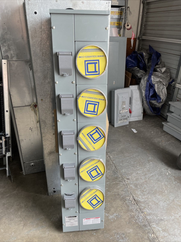 NOS SQD EZM115-125  125A 5 sockets 120/240V