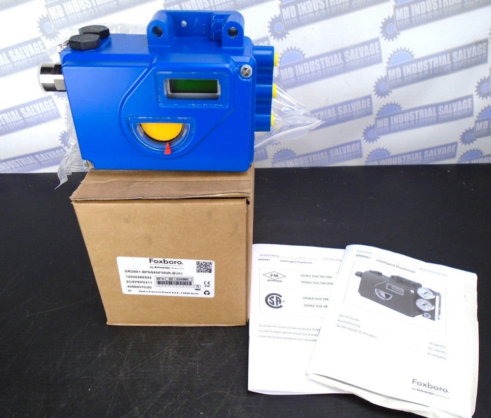 FOXBORO SRD991 POSITIONER Pneumatic Actuator SRD991-BPNS6NFMNR-BV01 - FOXCOM IT2