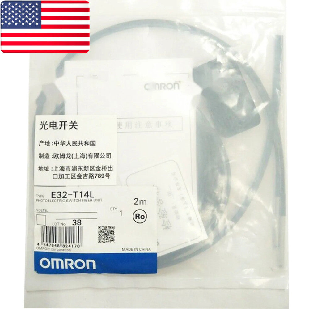 Omron E32-T14L Photoelectric Switch Fiber Sensor New in Bag - US Stock