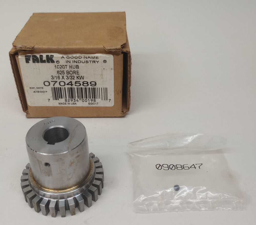Falk 0704589 Flex Coupling Hub 5/8" Bore 3/16 X 3/32 KW 1020T