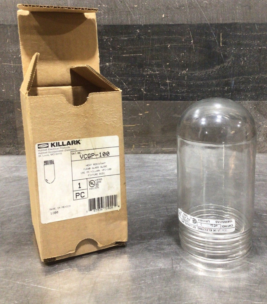 Hubble KILLARK VCGPT-100 Clear Glass Globe Heat Resistant