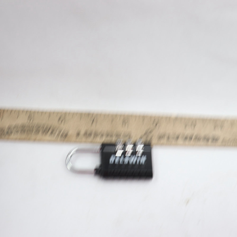 Delswin 4 Digit Combination Lock Black