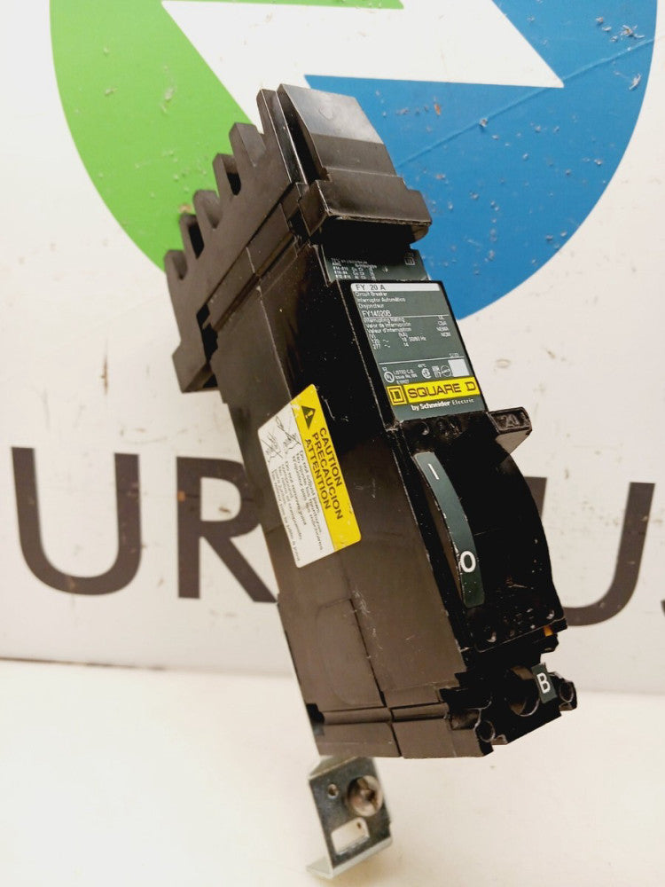 SQUARE D 20 AMP I-LINE CIRCUIT BREAKER SINGLE POLE 277 VAC  FY14020B