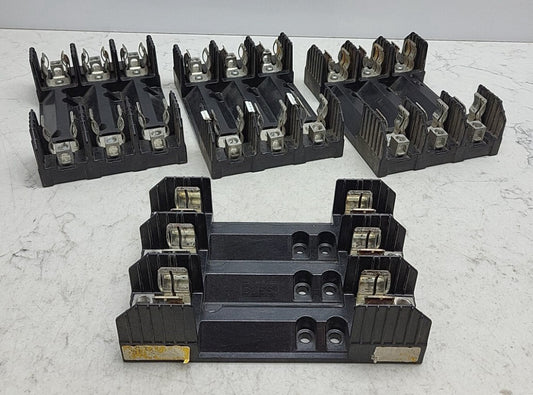 4 Pack Bussmann Buss R60060-3CR Fuse Holder 3-Pole 60 Amp 600V *USED