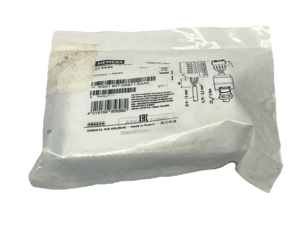 Siemens 6GK1 907-0AB11-6AA0 Power Plug PRO 5-Pole Connector