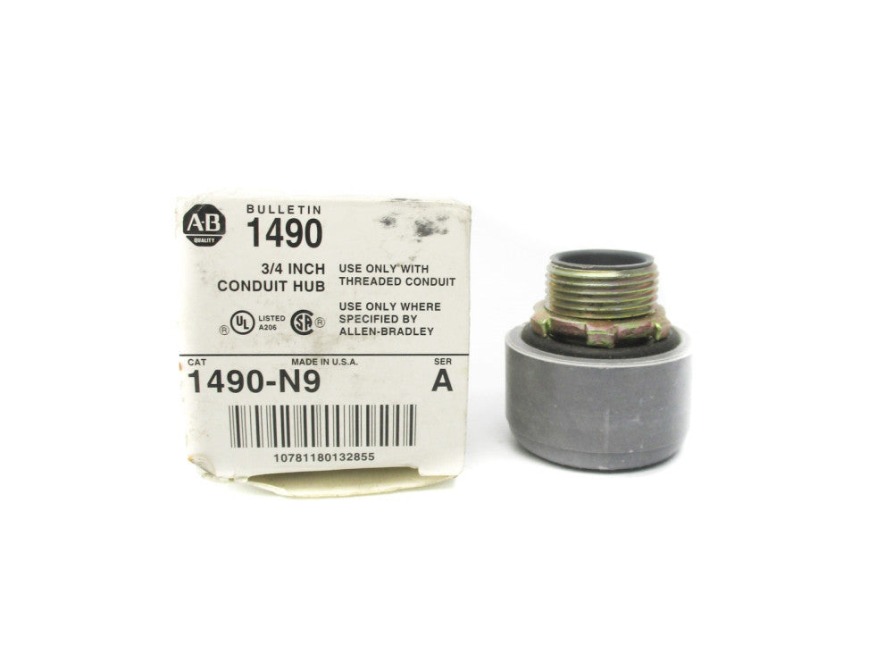 ALLEN BRADLEY 1490-N9 SER. A 3/4" (WH) NSMP