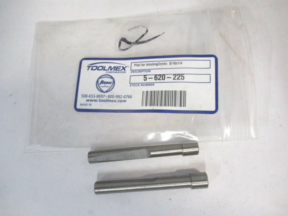 TMX (5-620-225) 5/16" x 3/4" Pilot for Interchangeable Counterbore - Lot of 2