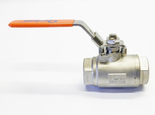 (Lot of 2) Quadrant 1" SW 3600 Nace CF8M Stainless Full Port Ball Valve Socket