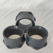 Lot of 3 Spears 837-422 4" x 3" PVCI Reducer Bushing SCH80