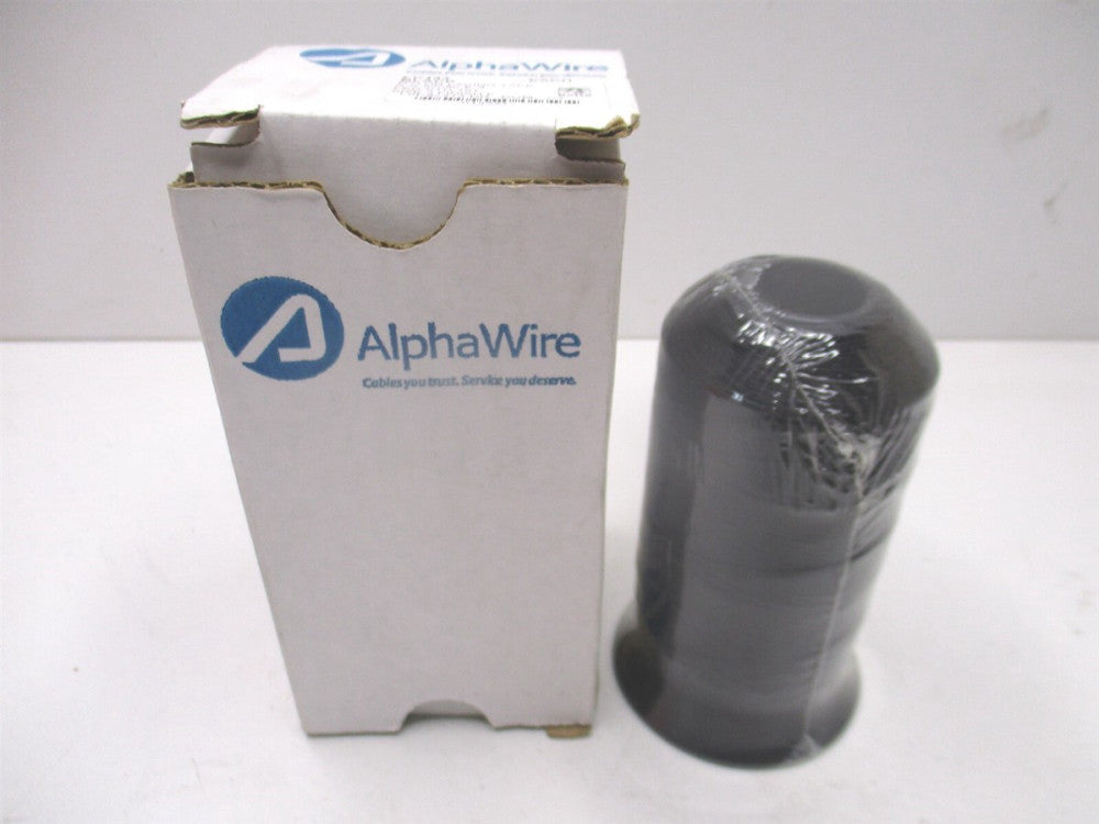 Alpha Wire (LC143) 1500' Size 3 Black Nylon Lacing Tape 