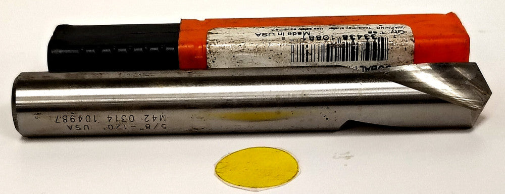 HERTEL INC 5/8"-120° SPOTTING DRILL 4-1/2" OAL 59919043  COBALT HSS