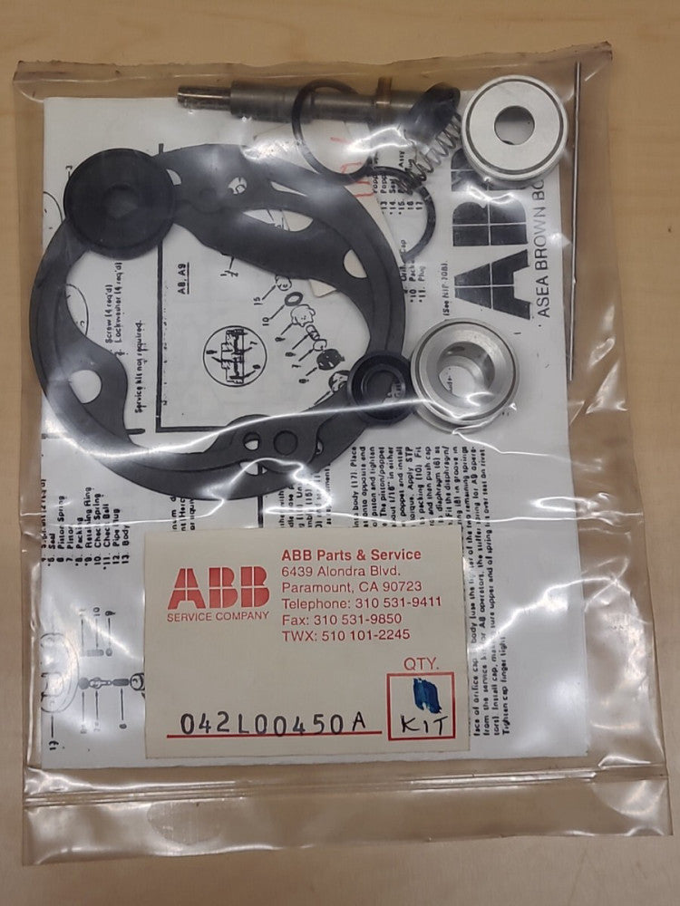 NOS ABB 54614 01 Prospector Poppet Valve Repair Kit 042L00450A