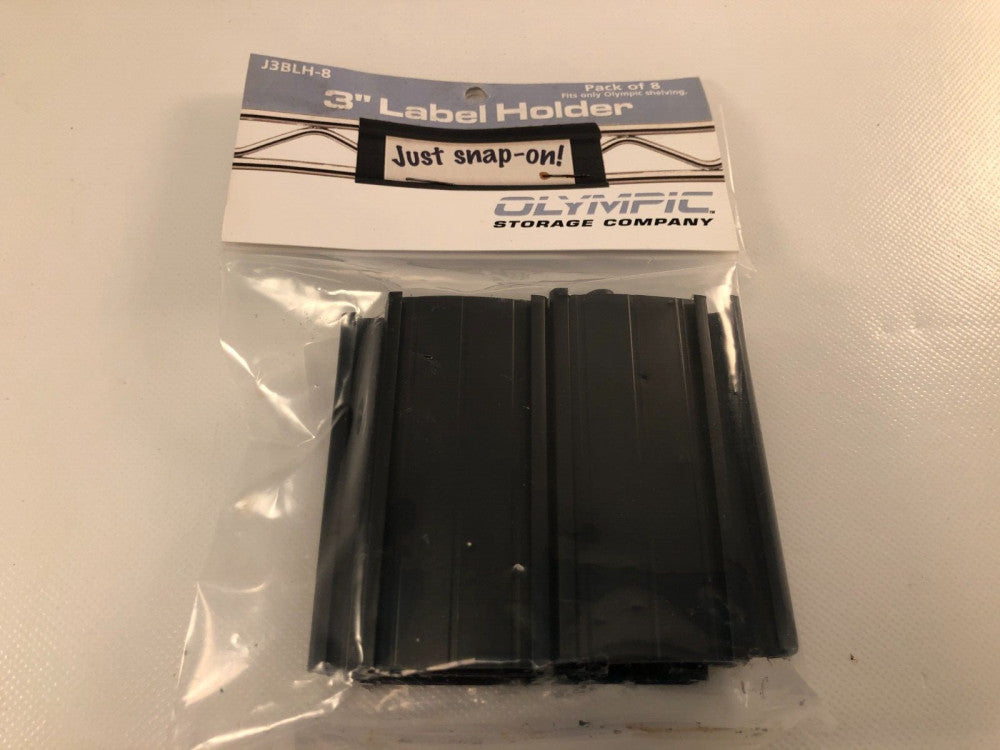 Olympic J3BLH-8 Wire Shelf Holder Clip On Labels for Storage Bins(12pks of 8pcs)