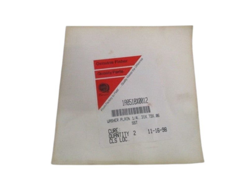 FISHER 1A8518X012 PLAIN WASHER (PKG. OF 2)  NSMP
