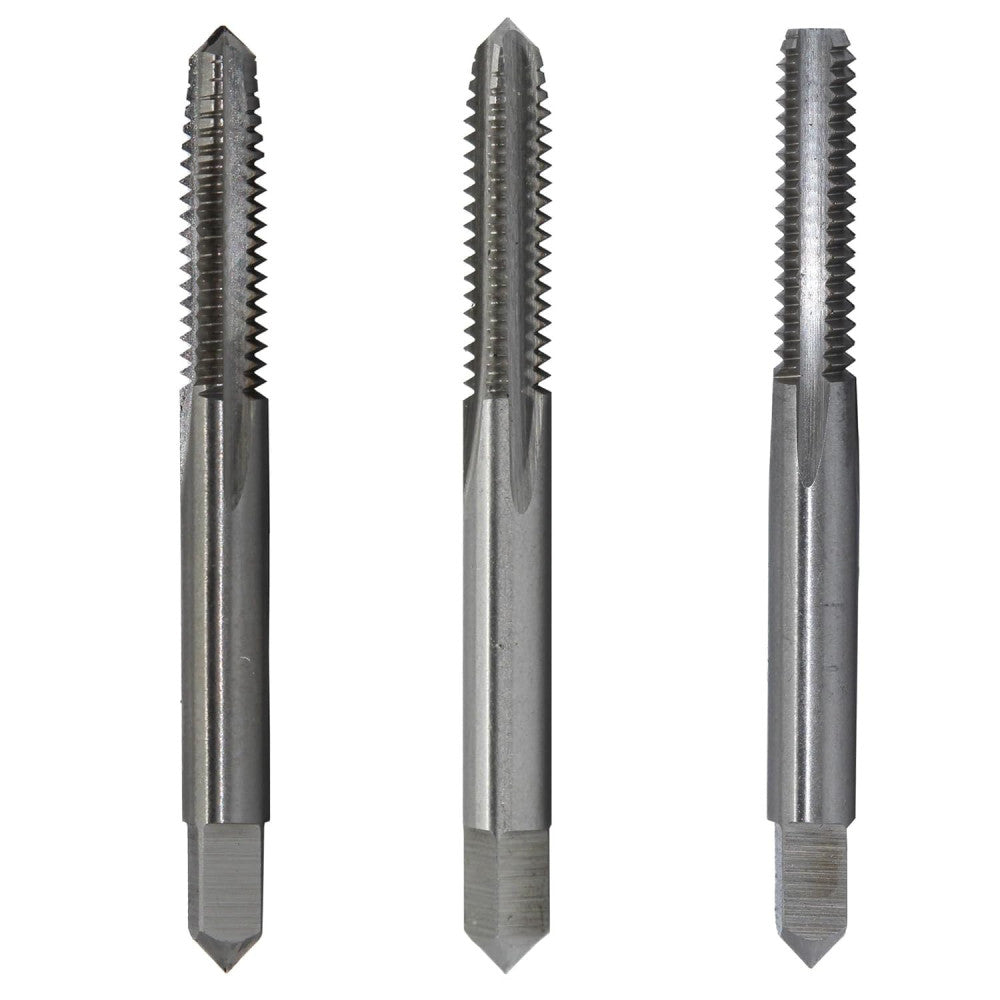 DWTS6X1 M6 X 1 High Speed Steel 4 Flute Hand Tap Set, DWT Series,Uncoated (Brigh
