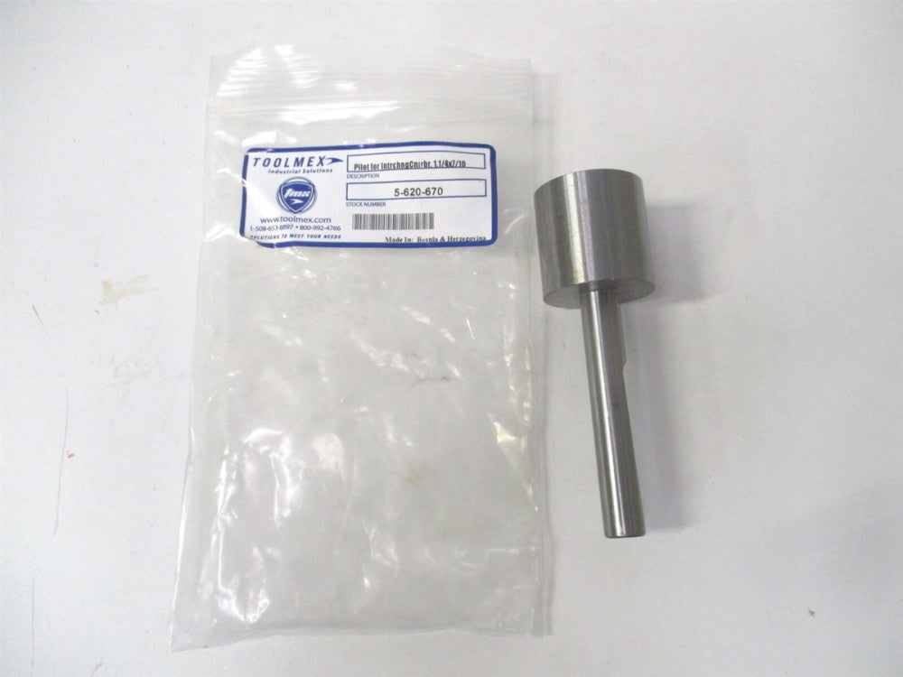 TMX (5-620-670) 1-1/4 x 7/16" Carbon Steel Pilot for Interchangeable Counterbore