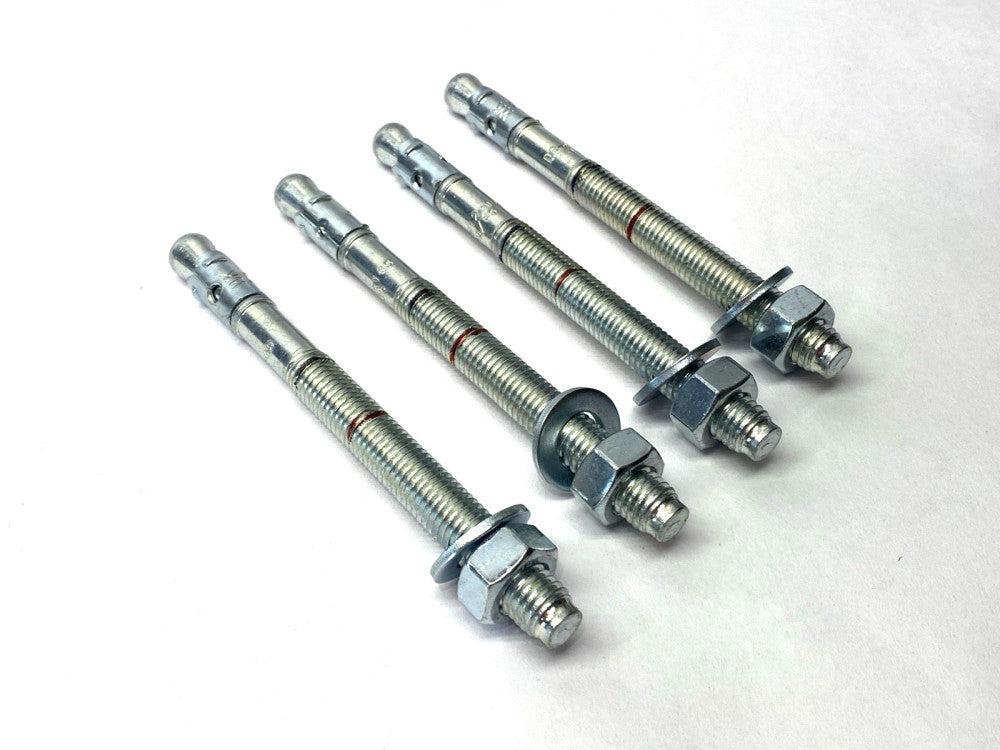 Anchor Wedge M12 88mm Thread Length 145mm Overall Length LOT OF 4