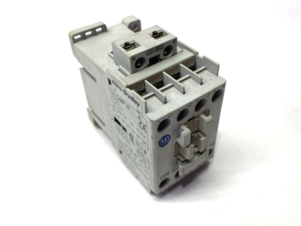 Allen Bradley 100-C09D10 Ser. A IEC Contactor 3-Pole 9A 120V
