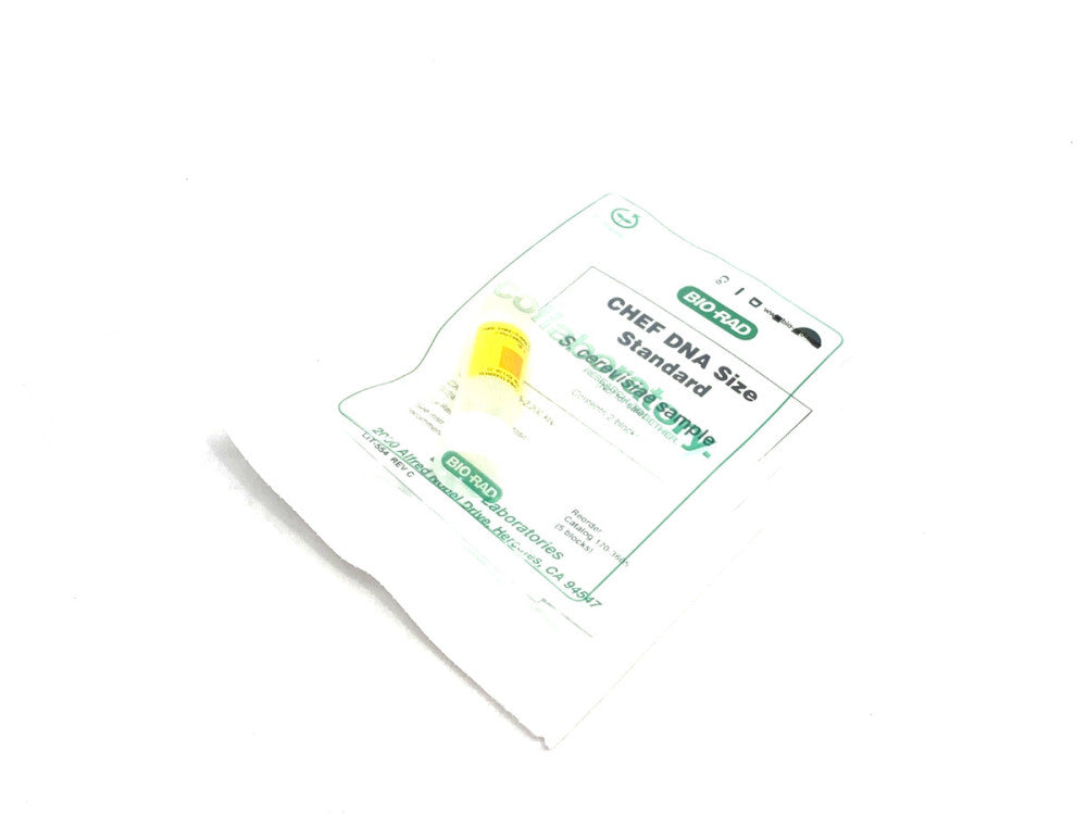 Bio Rad 1703605 CHEF DNA PFGE Size Marker Agarose Blocks 0.225–2.2 Mb 2 BLOCKS