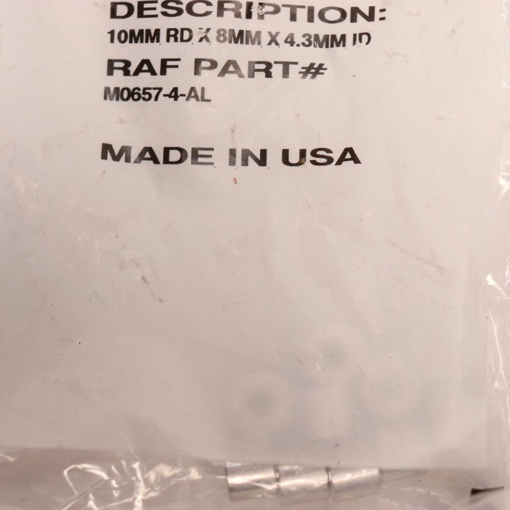 Round Spacer Unthreaded Aluminum 0.315"  M0657-4-AL
