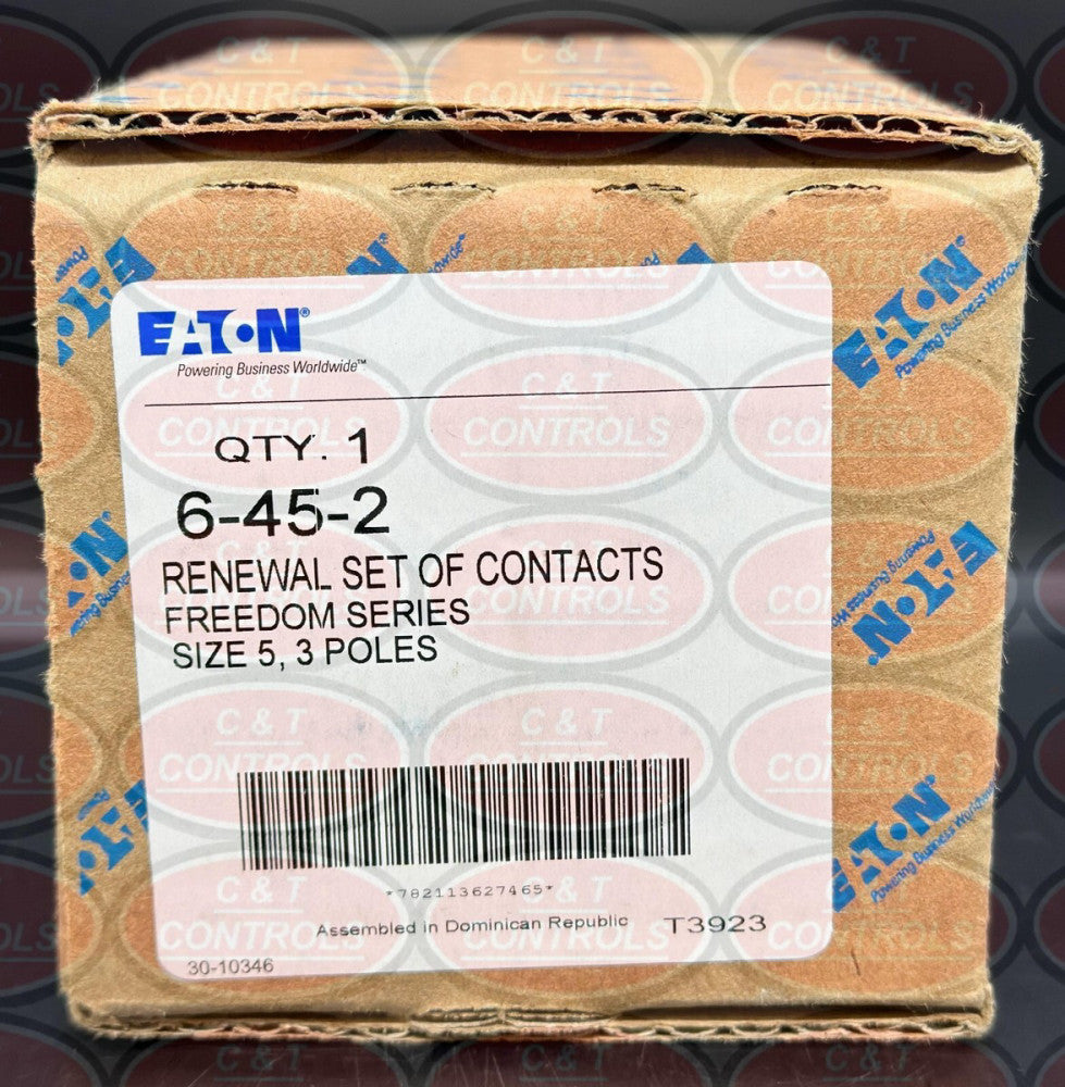 Eaton 6-45-2 Size 5 3P Contact Kit New In Box USA Stock