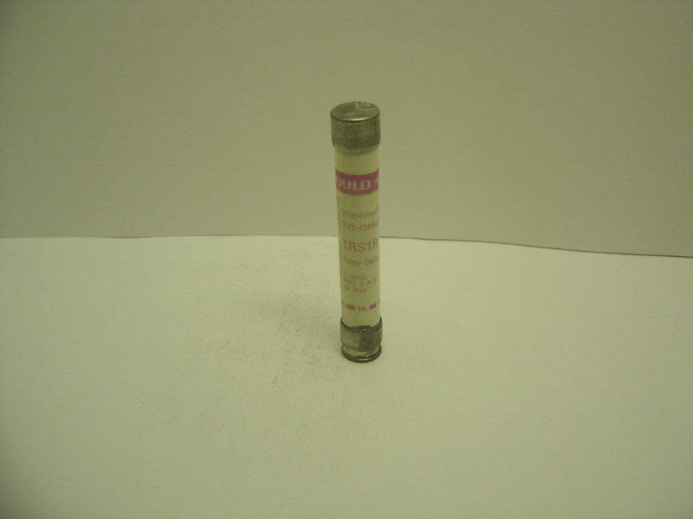GOULD / SHAWMUT TRS1R TIME DELAY FUSE 1 AMP TRI-ONIC 600 .A.C OR LESS CL RK5