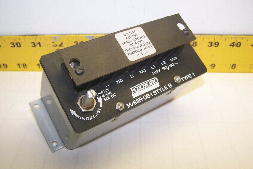 FOXBORO SAFETY RELAY M/63R-OB-I STYLE B TYPE 1