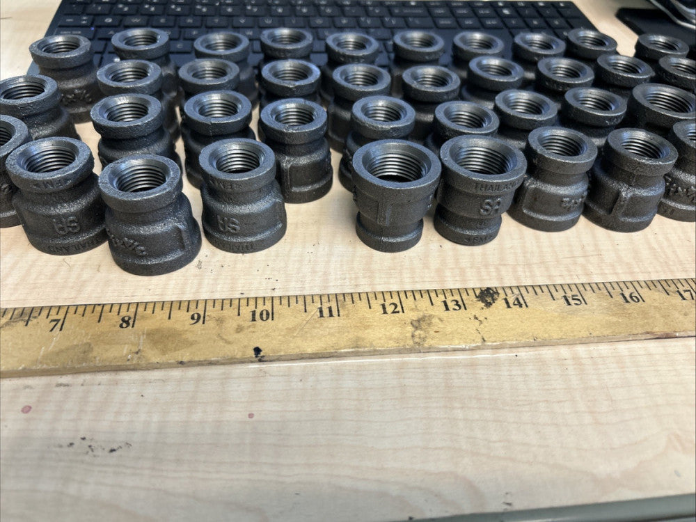 (40) Anvil/Mueller 3/4x1/2 GALVANIZED RED COUPING 511-343HN