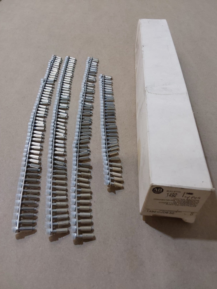 Allen Bradley 1492-CJD6-50 Center Jumper (Qty 3 Strips Of 50 & 1 Strip Of 30) 