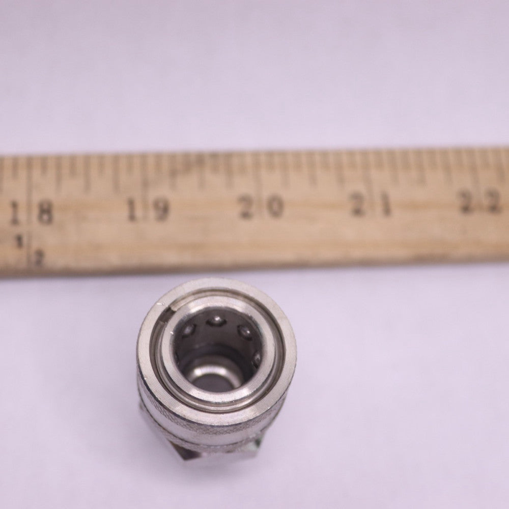 General Pump Quick Disconnect Stainless Steel 3/8" x 3/8" HF0376