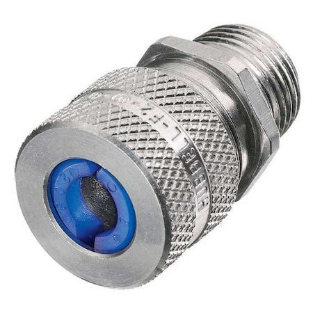 Hubbell Wiring Device-Kellems Shc1025 Liquid Tight Connector,1/2 In.,Blue