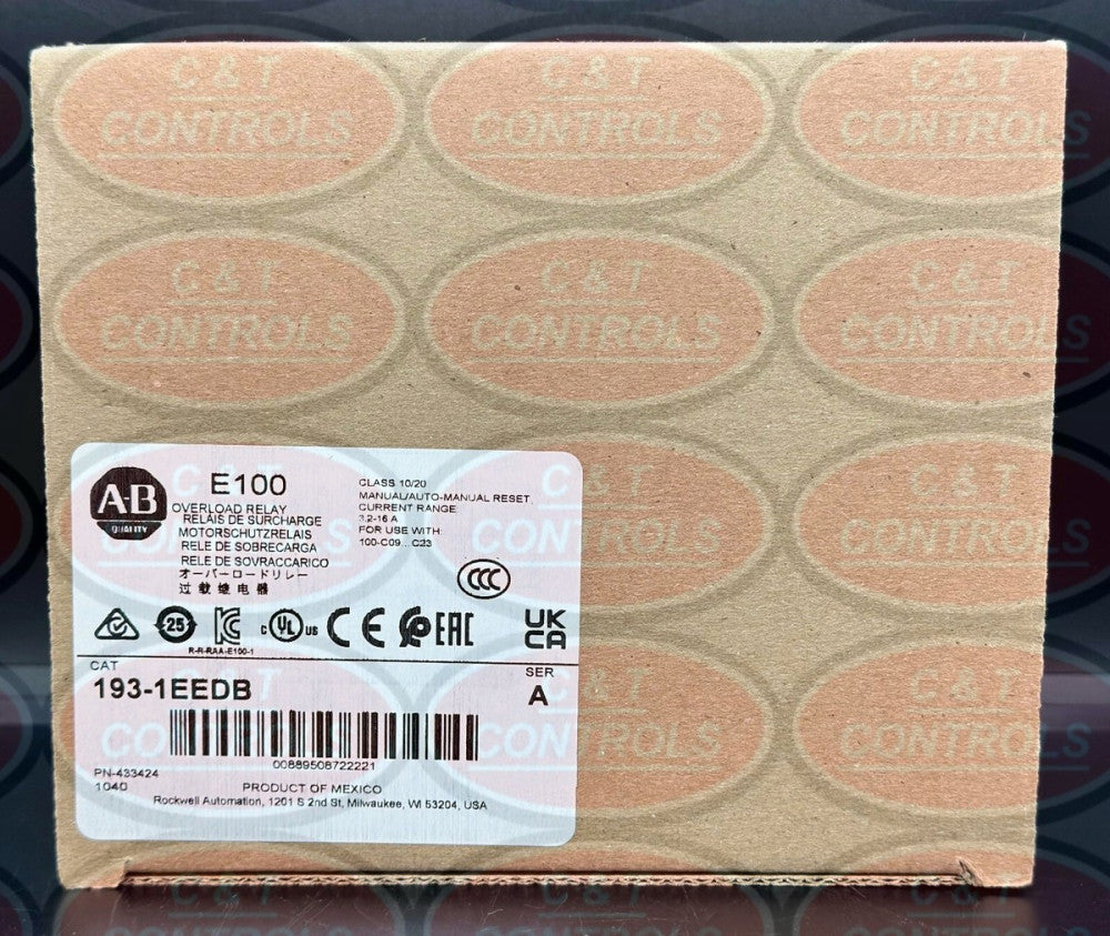Allen Bradley 193-1EEDB Overload Relay 3.2A-16A New In Box USA Stock