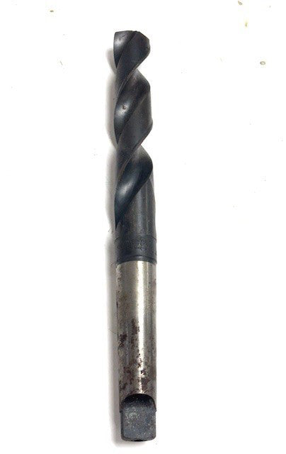 UNION TWIST #3 MORSE TAPER SHANK DRILL BIT, SIZE 1.007", OAL 10-3/4"
