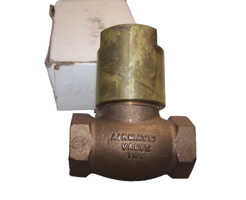 NEW AIRMATIC BRASS 3/4" PORT GAS VALVE 1/4" NPT TOP PORT  32131229