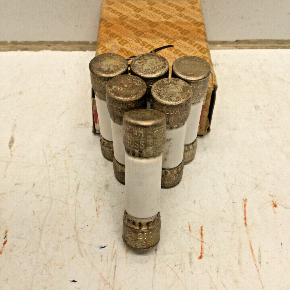 BUSSMANN BUSS FWH 25 LIMITRON FUSE 25 AMP 500VAC(LOT of 6)