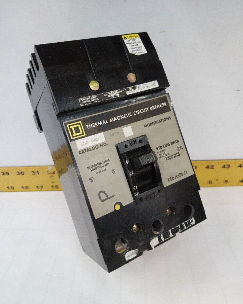 SQUARE D 150 AMP I-LINE CIRCUIT BREAKER 240 VAC 3 POLE  Q232150H