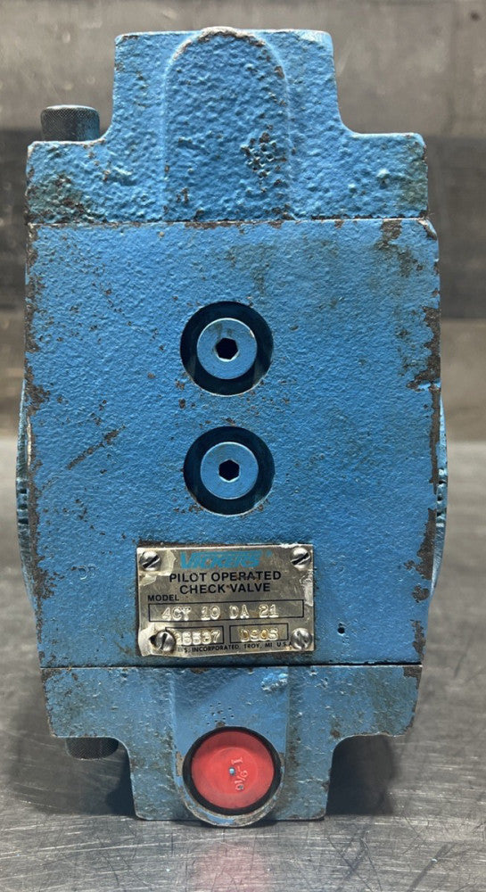 Nos Surplus VICKERS 4CT 10 DA 21 PILOT OPERATED CHECK VALVE No Original Box