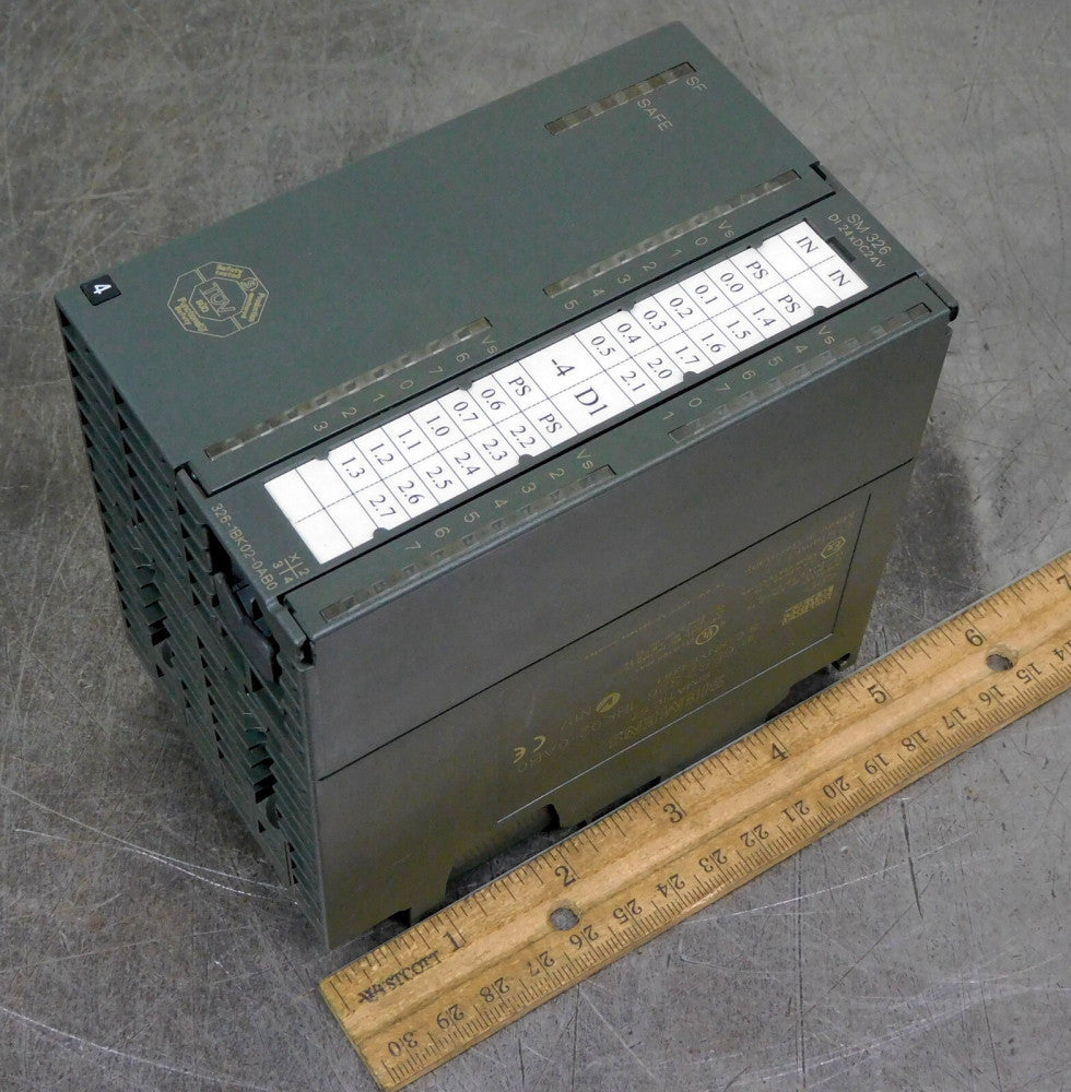 Siemens 6ES7-326-1BK02-0AB0 Digital Input PLC Module 24V DC 60° C