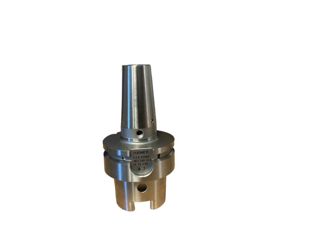 Haimer HSK63A, Power Shrink fit holder, 12mm dia X 90 mm long,  A63.140.12.2