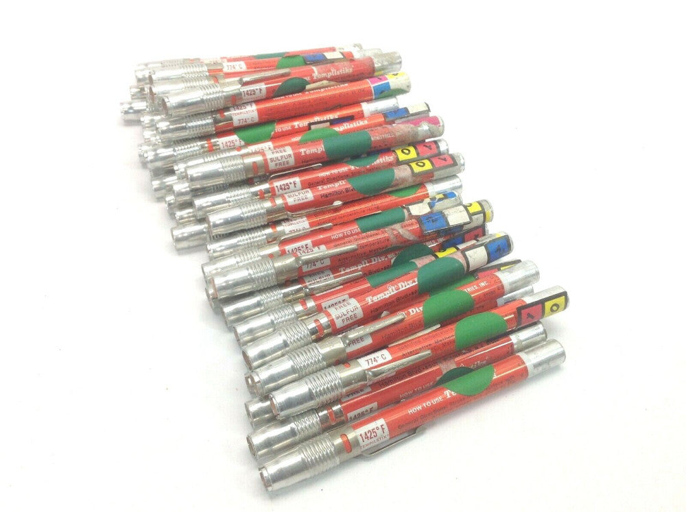 Tempil Tempilstik 1425°F Temperature Indicating Crayon Pen 774°C LOT OF 43