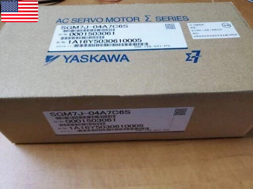 One Brand New Yaskawa SGM7J-04A7C6S Servo Motor - US Stock